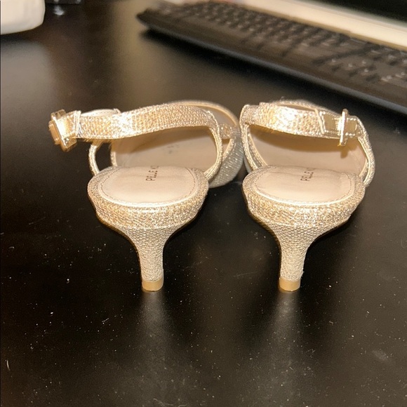 Pelle moda Deena 2 Low Heel Slingback gold size 5 - Picture 5 of 8